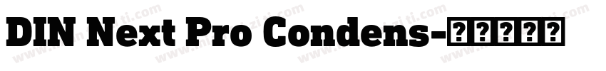 DIN Next Pro Condens字体转换